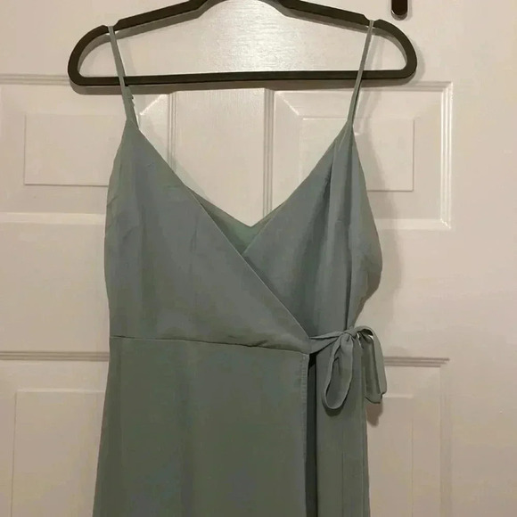 Birdy Grey Cindy Dress Small NWT Sage Bridesmaid Maxi Dress Formal Evening - Picture 3 of 6